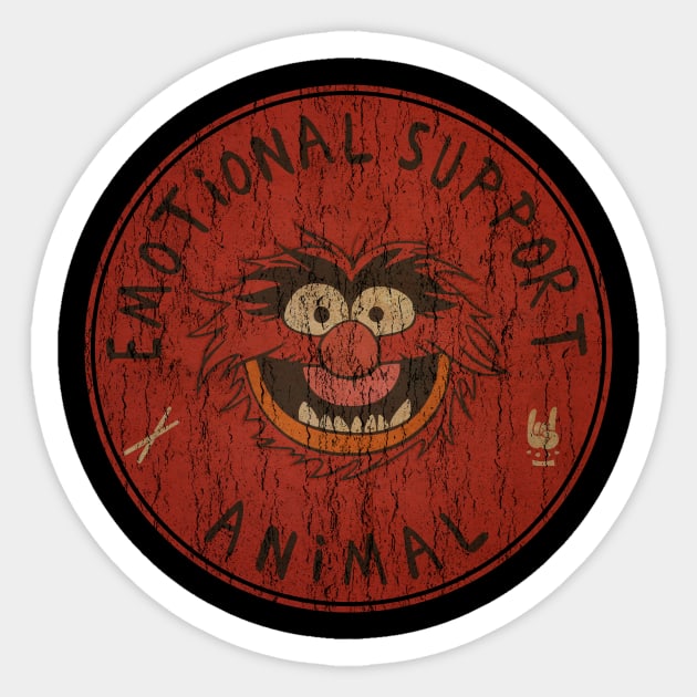 muppets vintage distressed Sticker by Dwiriski Artstation